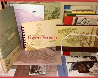 Large Gwen Frostic Archive; Lovely Books, Cards and Artwork, some First Editions 