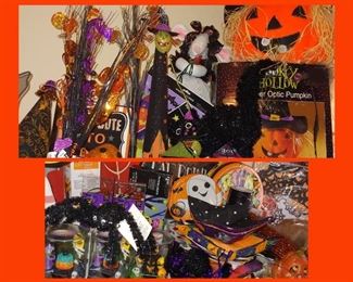 Loads of Halloween Decorations Available; this is a Small Sample