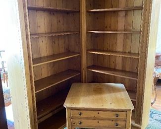 (2) LEXINGTON  BOOKCASES pine wood with adjustable shelves 
$250 each 
$400 for both
