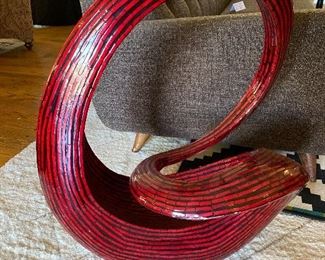 ABSTRACT WOOD SCULPTURE $80