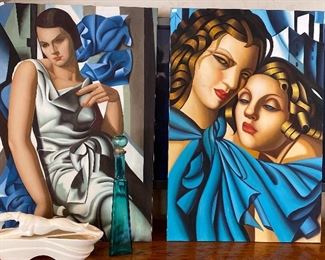 In the style of TAMARAdeLEMPICKA  $150 each