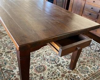 BUUS FURNITURE DINING/LIBRARY TABLE             with 2 drawers  $500