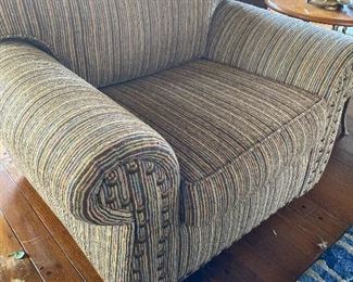 OVERSIZED PLUSH UPHOLSTERED CHAIR $75