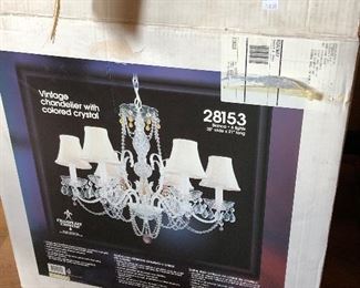 New in the box chandelier   $150.00