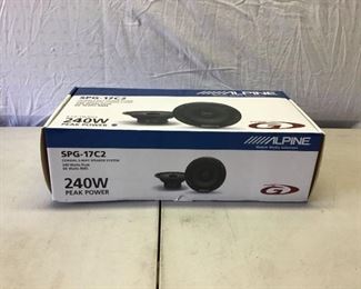 Alpine Auto Speakers