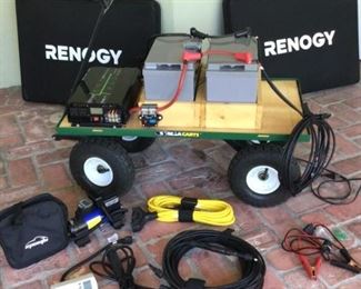 Solar Battery Emergency power cart