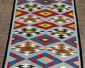 Navajo 'Eyedazzler' weaving 42" x 64"