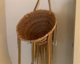 Nice vintage large Apache burden basket