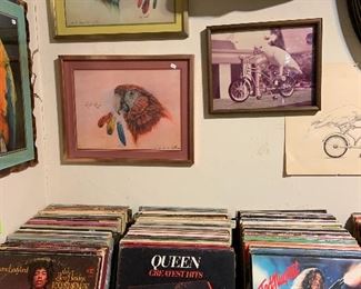 lots of classic rock records