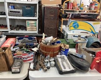 Lots of hand tools- for projects