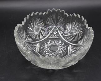 Pinwheel Crystal Bowl
