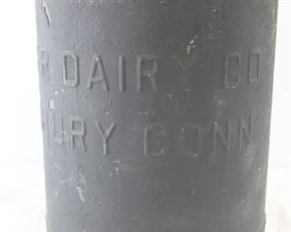 Vintage Metal Rider Dairy Co Milk Jug
