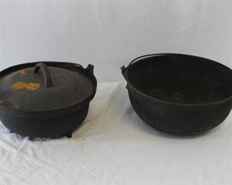 Vintage Cast Iron Pots
