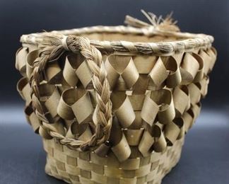 Eastern Native American split/woven basket
