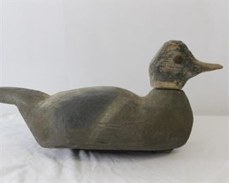 Antique Hand Carved Duck Decoy 2 
