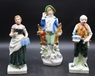 German Style Ceramic Figurines
