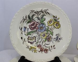 Vintage Mayflower Hand Painted Floral China Set

