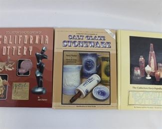 Assortment of Books on Collectible Pottery & Stoneware
