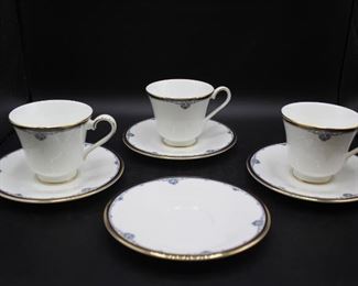 Royal Doulton "Princeton" Pattern Teacups & Saucers
