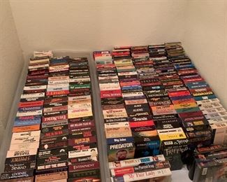 Large vhs collection