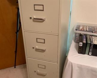 Large metal filing cabinets