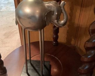 Abstract elephant figurine