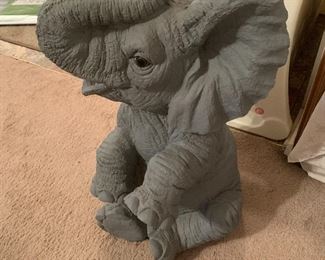 Sitting elephant figurine