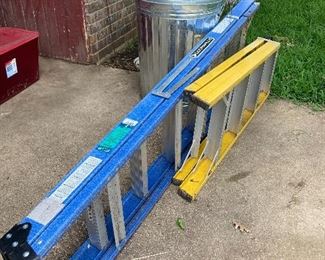 6 ft and 4 ft fiberglass ladders