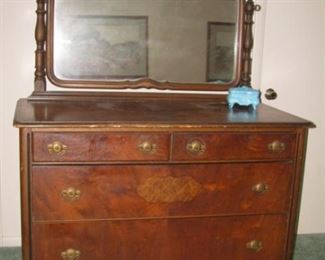 Dresser with mirror