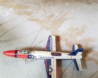 Martin Matador plane, vintage toy.