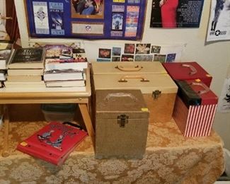 Record holders , posters, books by musicians