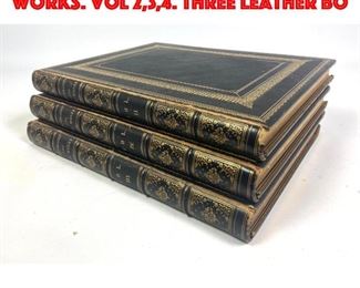 Lot 66 THOR WALDSEN and His Works. Vol 2,3,4. Three leather bo