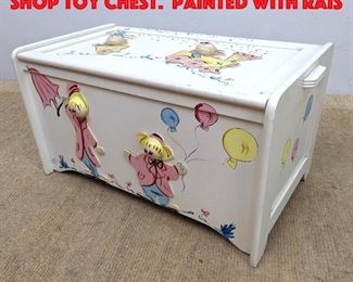 Lot 444 HOWARD KARL S Custom Shop Toy Chest. Painted with Rais