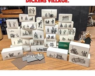 Lot 454 Large Lot of Dickens Village. 