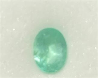 Emerald Colombia • oval cut • 1.0ct • 8x6mm •$89. • #72V8631A