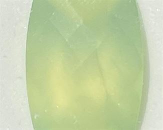 Chartreuse Prehnite • Checkered cushion cut • 12.65ct • 18x13mm • $59. • P11C000003