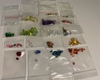 Bags of gems sets Lot $150