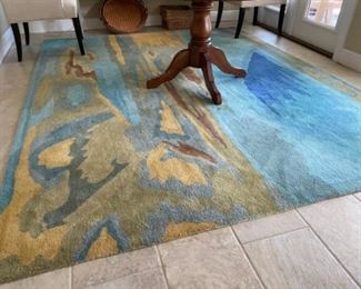 $325 Trans-Ocean landscape rug 8' x 10' - very good condition - 