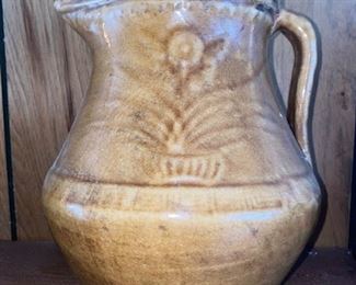 Hand Thrown Pottery Pitcher 