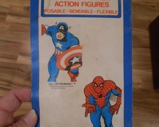 (#76) Captain America figure $12