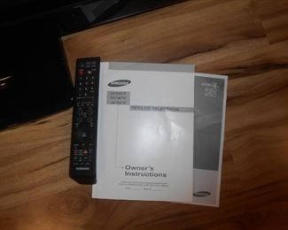  (#29-A) Samsung Large TV 60" manual? $50