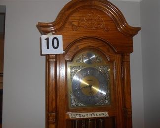 (#10) Howard Miller grandfather clock $120