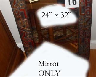 (#16) Mirror with number border $18