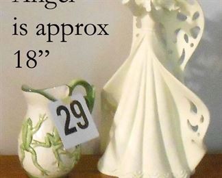 (#29) Angel and frog pitcher  $12