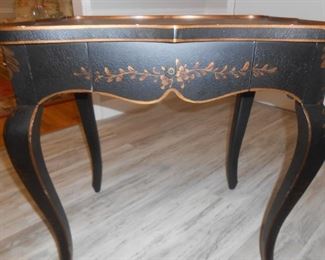 (#9) Asian side table, 29" tall x 22" deep x 28" wide $40