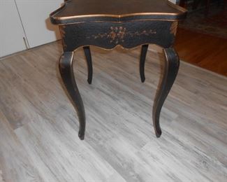 (#9) Asian side table, 29" tall x 22" deep x 28" wide $40