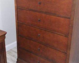 (#36) The chest of drawers is 40"wide x 55" tall x 22" deep  $60