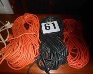 (#61) Industrial extension cords $40