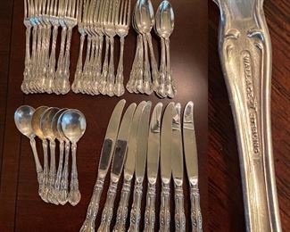 Wallace Sterling Flatware Set
5 Piece Place Setting Service for 8