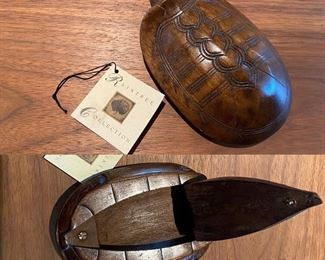 Raintree Collection Wooden Turtle Box